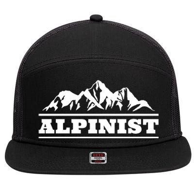 Mountain Alpinist  7 Panel Mesh Trucker Snapback Hat