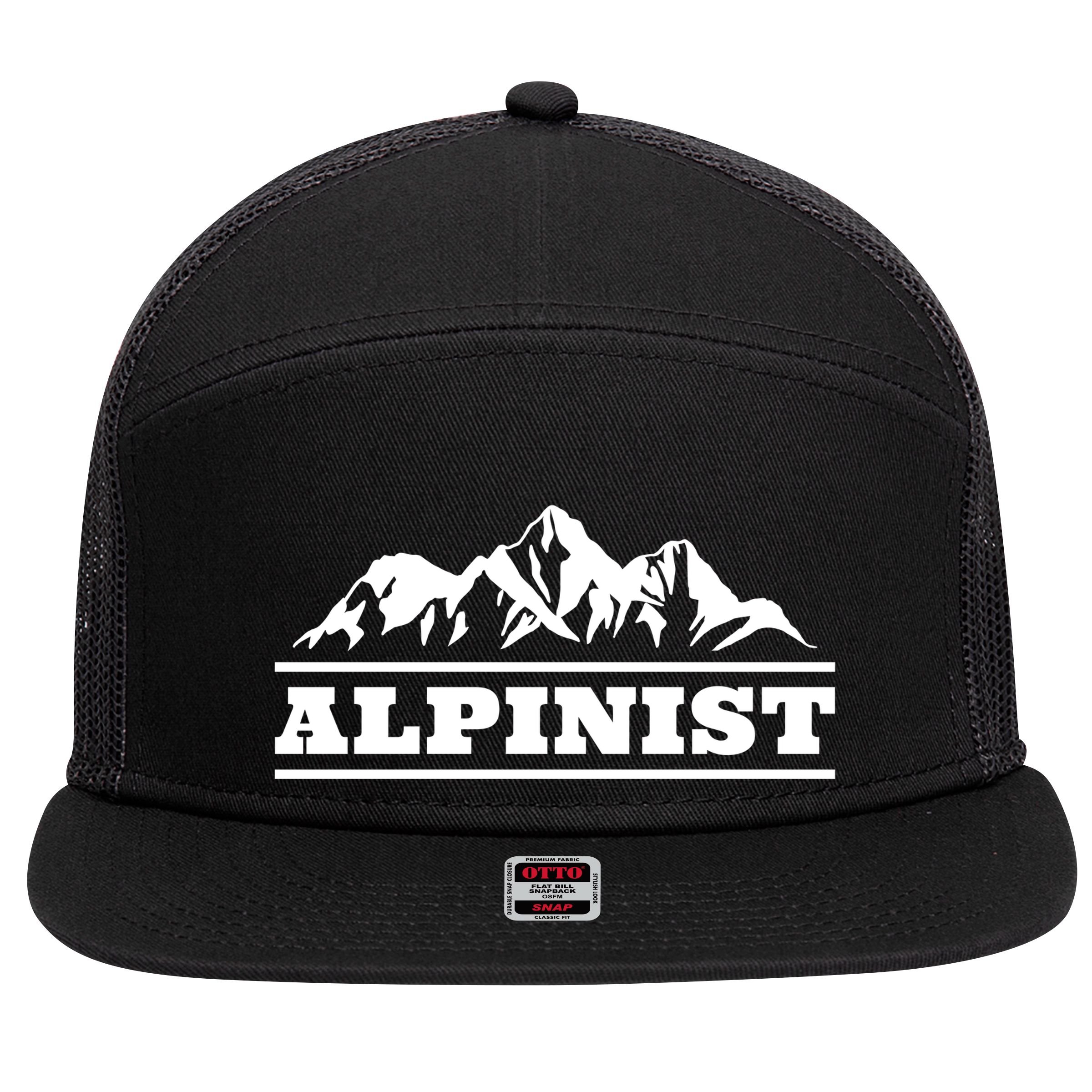 Mountain Alpinist  7 Panel Mesh Trucker Snapback Hat