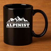Mountain Alpinist  11oz C Handle Ceramic Mug