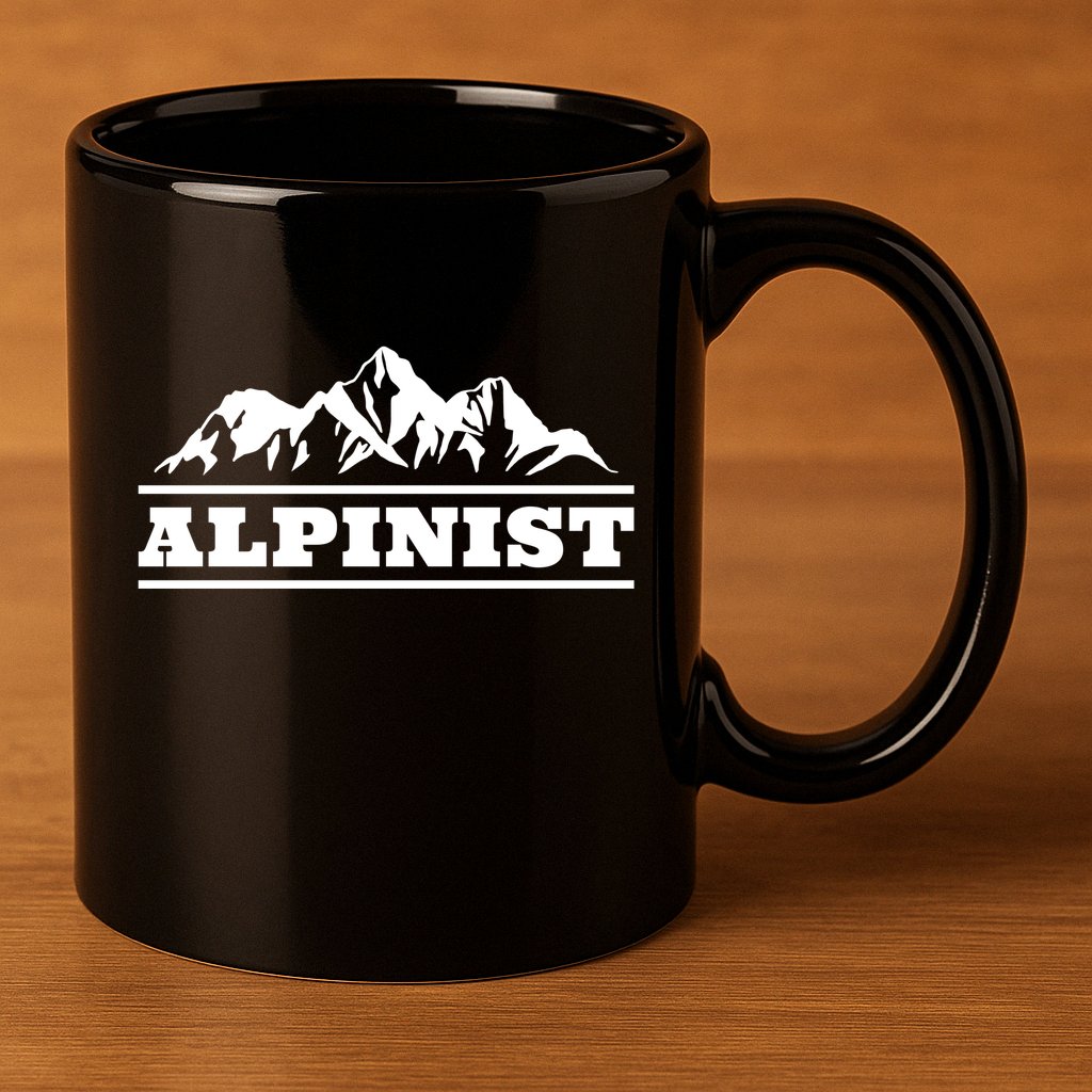 Mountain Alpinist  11oz C Handle Ceramic Mug