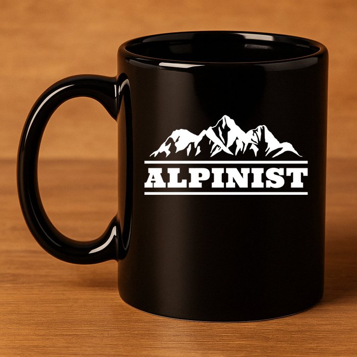Mountain Alpinist  11oz C Handle Ceramic Mug