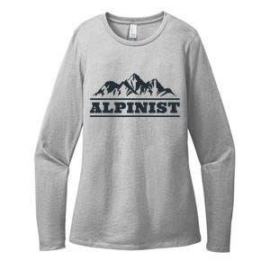 Mountain Alpinist  Womens CVC Long Sleeve Shirt