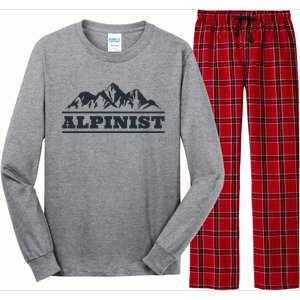 Mountain Alpinist  Long Sleeve Pajama Set