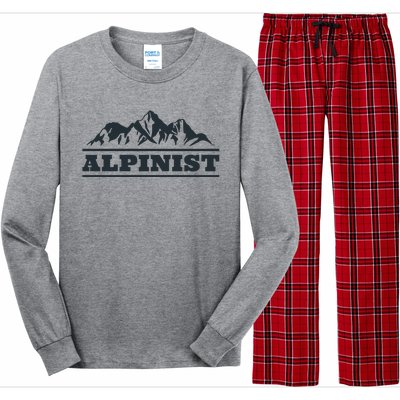 Mountain Alpinist  Long Sleeve Pajama Set