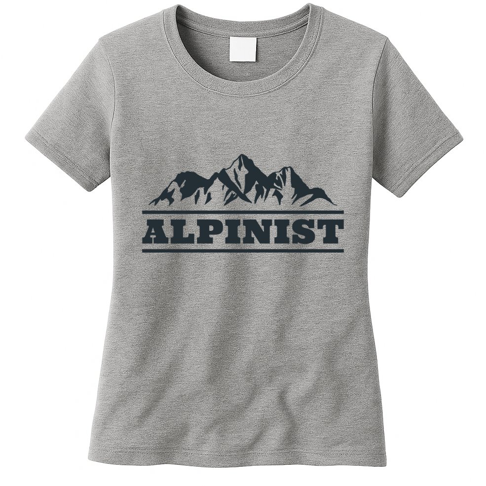Mountain Alpinist  Womens T-Shirt