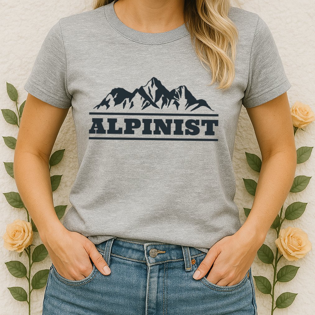 Mountain Alpinist  Womens T-Shirt