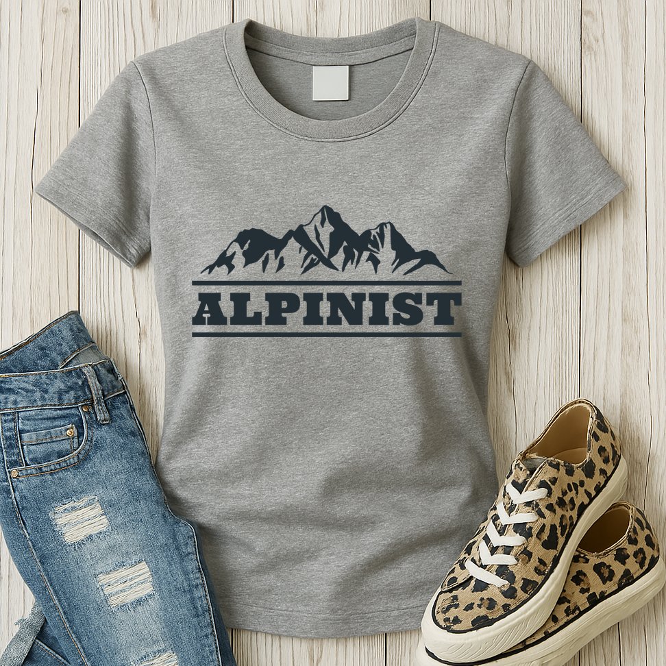 Mountain Alpinist  Womens T-Shirt