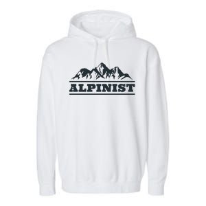 Mountain Alpinist  Garment-Dyed Fleece Hoodie