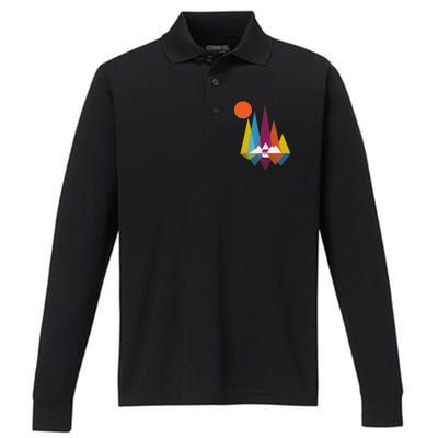 Mountain Bear Performance Long Sleeve Polo