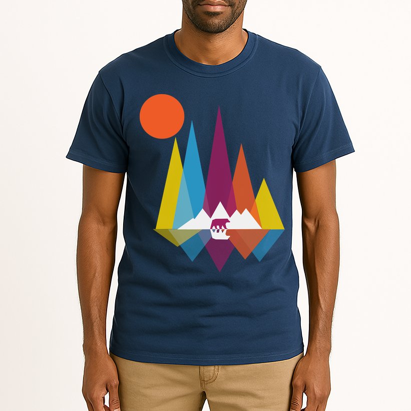 Mountain Bear Tall T-Shirt