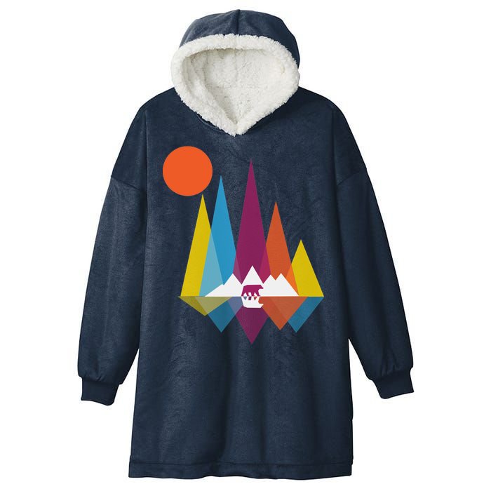 Mountain Bear Hooded Wearable Blanket