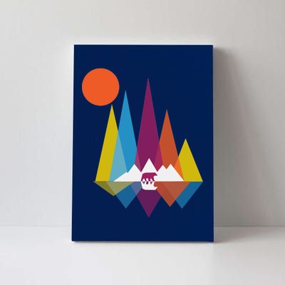 Mountain Bear Canvas