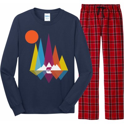 Mountain Bear Long Sleeve Pajama Set