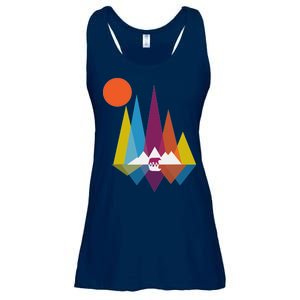 Mountain Bear Ladies Essential Flowy Tank