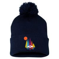 Mountain Bear Pom Pom 12in Knit Beanie