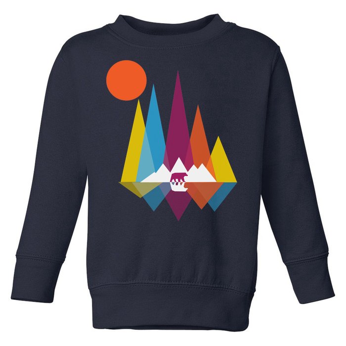 Mountain Bear Toddler Sweatshirt