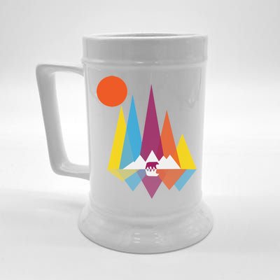 Mountain Bear Beer Stein