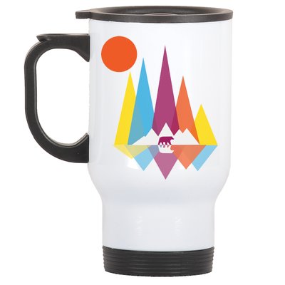 Mountain Bear Stainless Steel Travel Mug