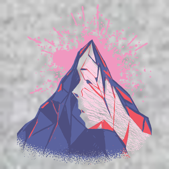 Mountain Face Long Sleeve Shirt