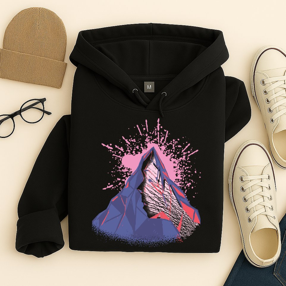 Mountain Face Hoodie