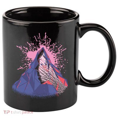 Mountain Face 11oz C Handle Ceramic Mug