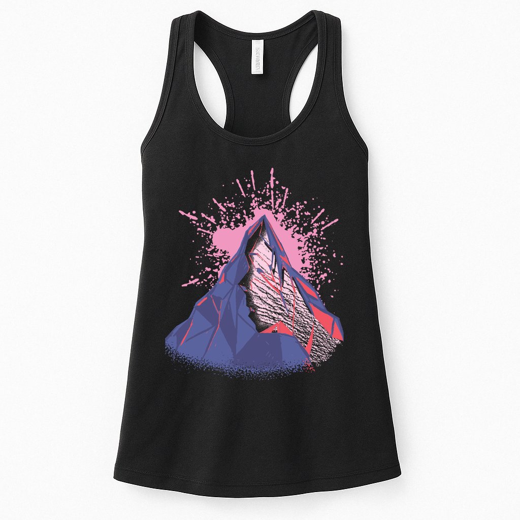 Mountain Face Womens Tank Top