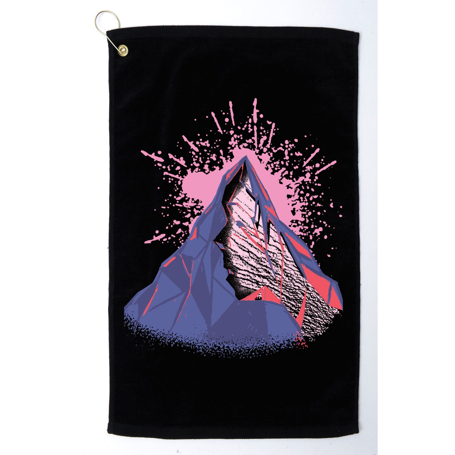 Mountain Face Golf Towel