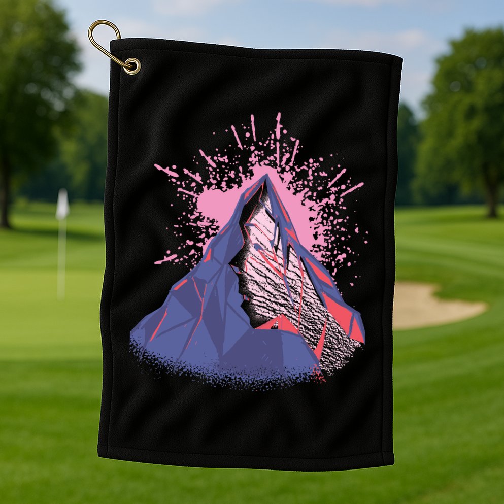 Mountain Face Golf Towel