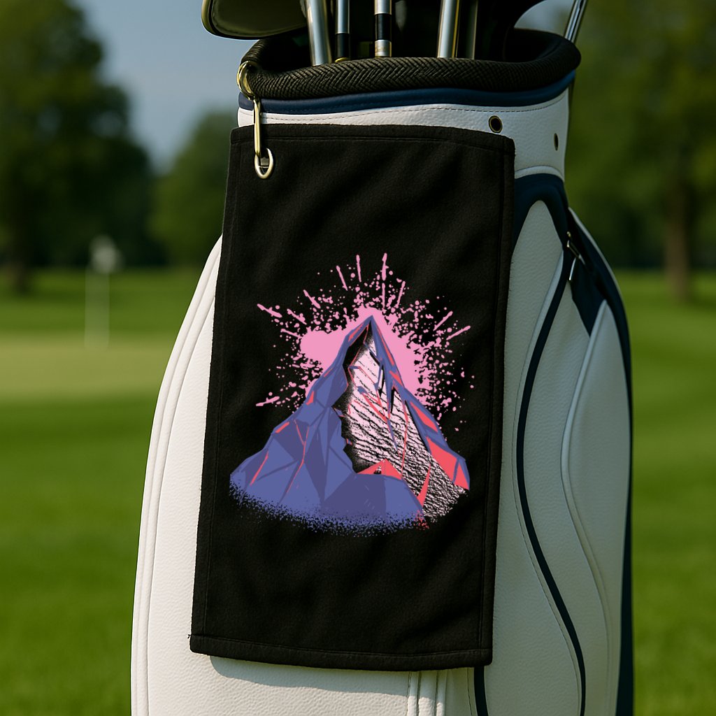Mountain Face Golf Towel