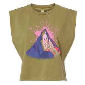 Mountain Face Garment-Dyed Women's Muscle Tee