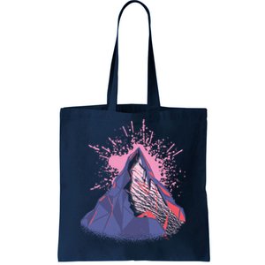 Mountain Face Tote Bag