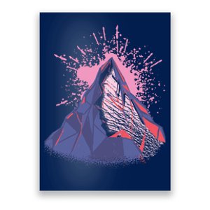 Mountain Face Poster