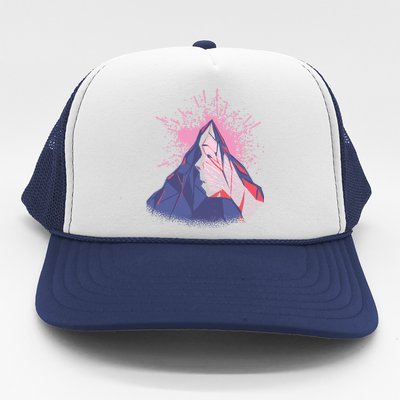 Mountain Face Trucker Hat