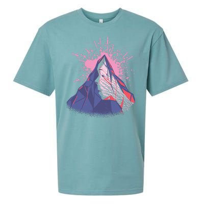 Mountain Face Sueded Cloud Jersey T-Shirt