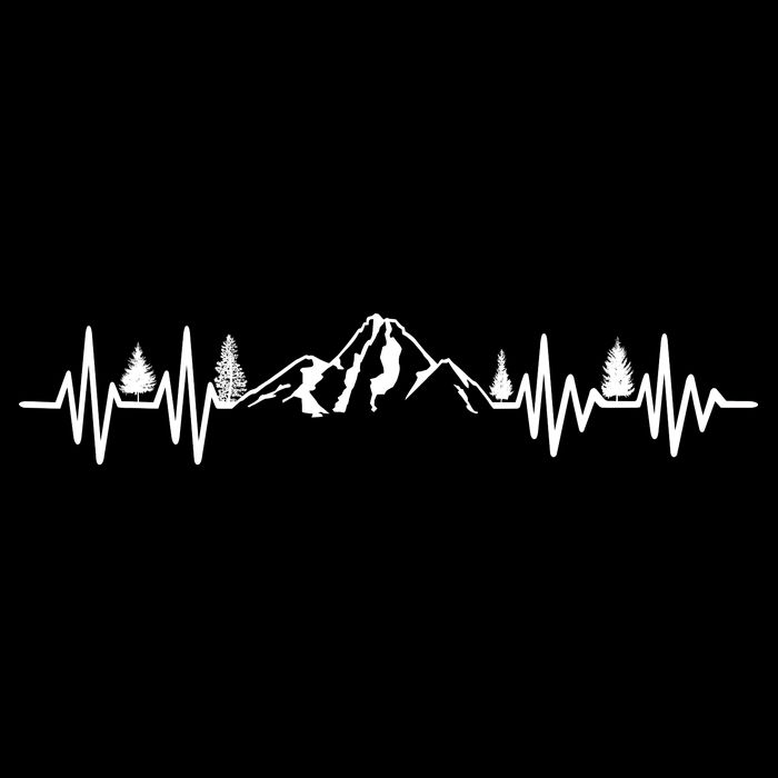 Mountain Heartbeat Pulse Kids T-Shirt