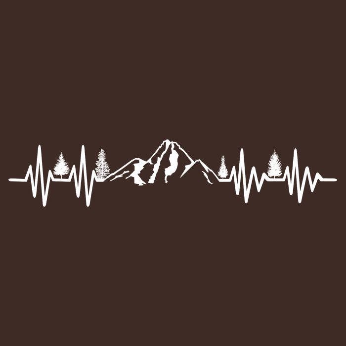 Mountain Heartbeat Pulse Apron