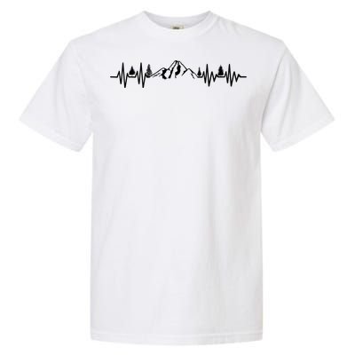 Mountain Heartbeat Pulse Garment-Dyed Heavyweight T-Shirt