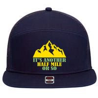 Mountain Hiking Traveler 7 Panel Mesh Trucker Snapback Hat