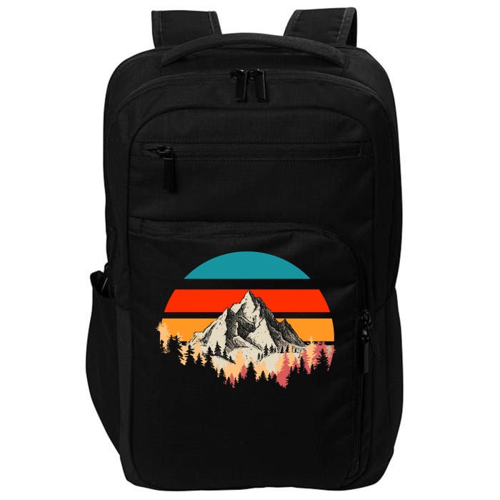 Mountain Views Vintage Impact Tech Backpack