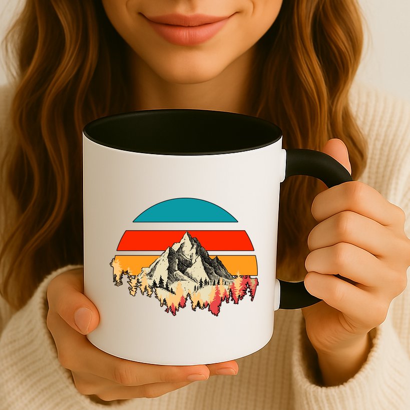 Mountain Views Vintage Mug