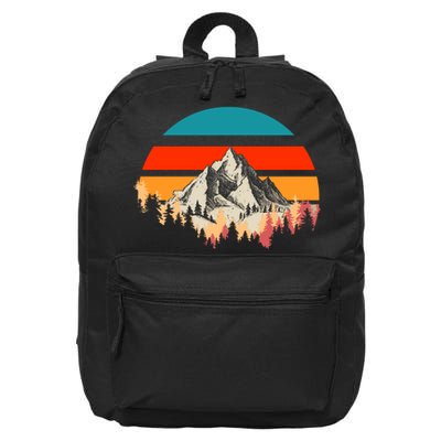 Mountain Views Vintage 16 in Basic Backpack