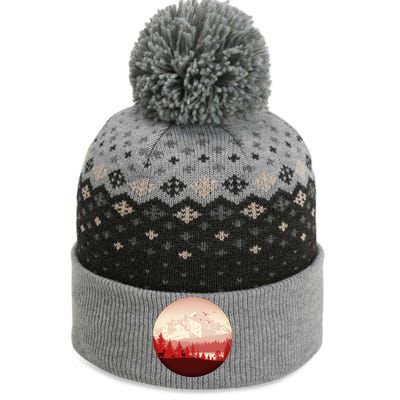 Mountain Wilderness Wildlife The Baniff Cuffed Pom Beanie