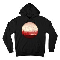 Mountain Wilderness Wildlife Hoodie