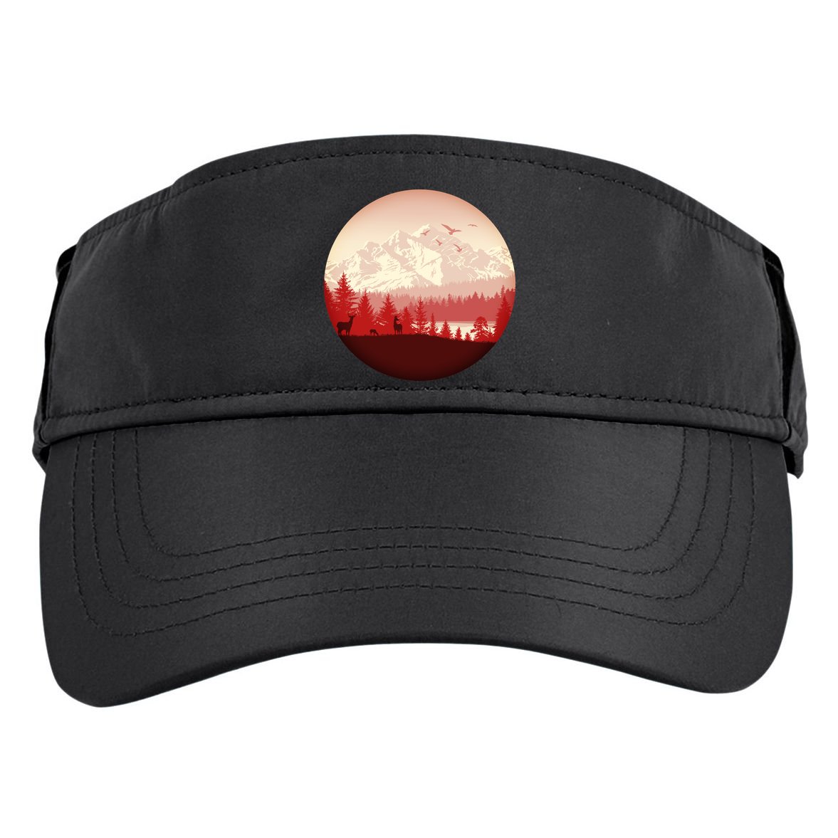 Mountain Wilderness Wildlife Adult Drive Performance Visor