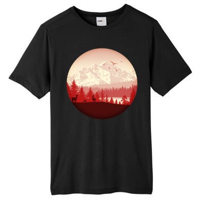 Mountain Wilderness Wildlife Tall Fusion ChromaSoft Performance T-Shirt