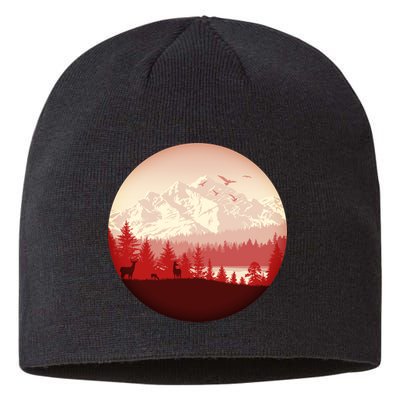 Mountain Wilderness Wildlife Sustainable Beanie