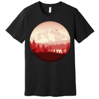 Mountain Wilderness Wildlife Premium T-Shirt