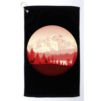 Mountain Wilderness Wildlife Platinum Collection Golf Towel