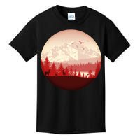 Mountain Wilderness Wildlife Kids T-Shirt