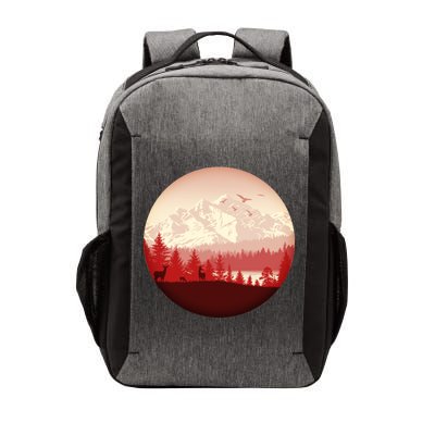 Mountain Wilderness Wildlife Vector Backpack